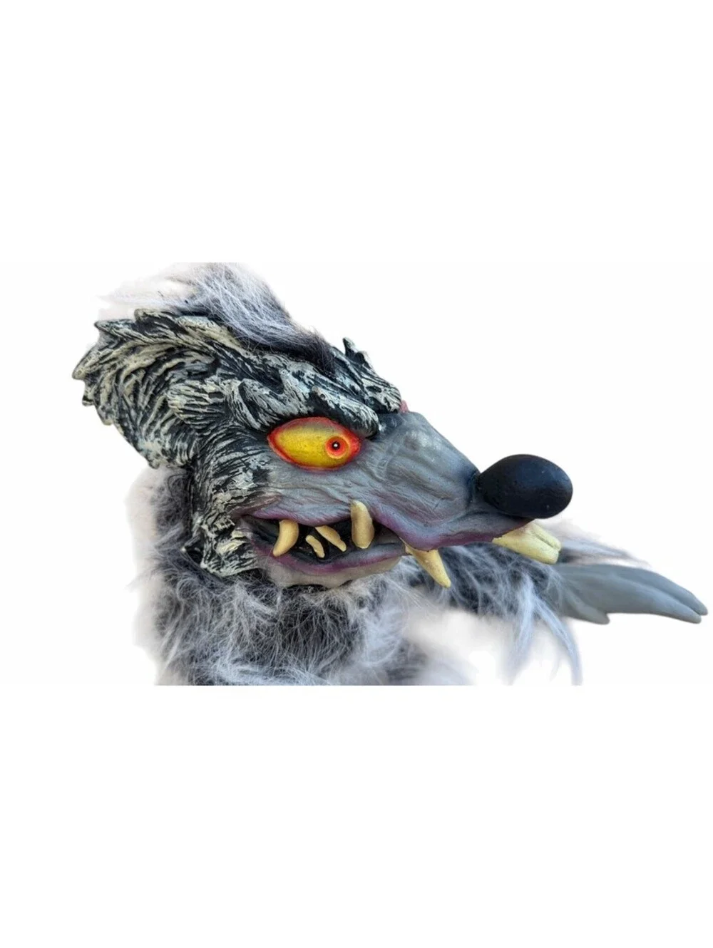 Vintage Halloween Zombie Rat Monster Decoration 17” Paper Magic Group 2001 Y2K